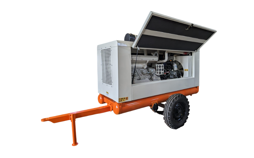 Engine Driven Reciprocating Air Compressor Model_ AP-335 N