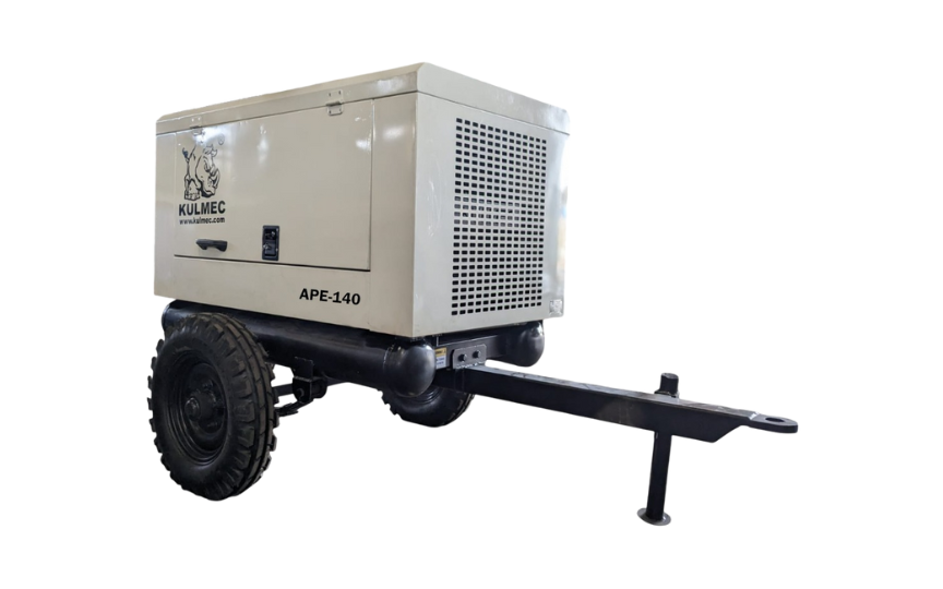 Engine Driven Reciprocating Air Compressor Model_ APE-140 N
