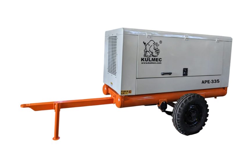 Engine Driven Reciprocating Air Compressor Model_ APE-335 N