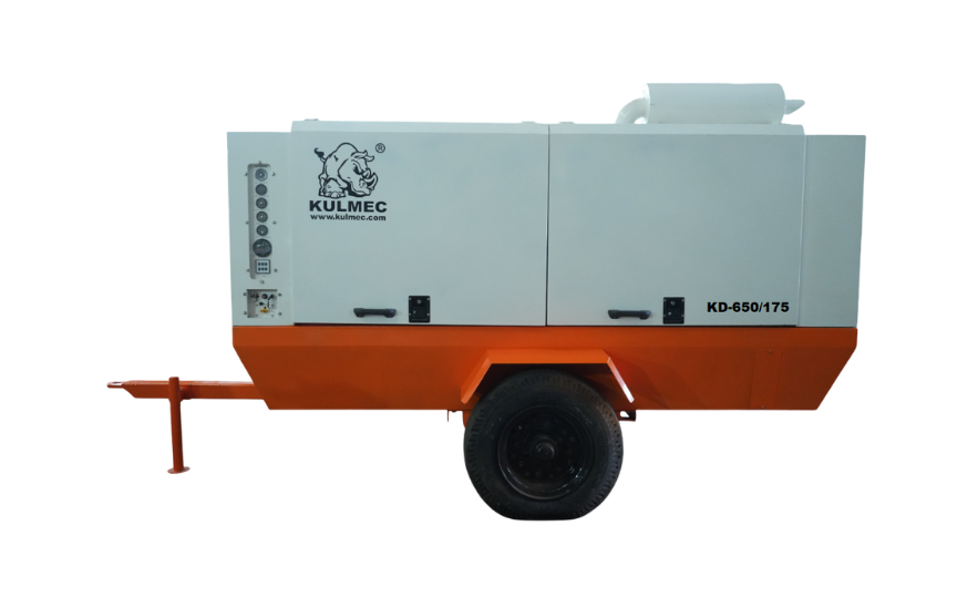 Engine Driven Screw Air Compressor Model_ KD-650-175-n