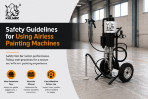 Safety Guidelines for Using Airless Painting Machines
