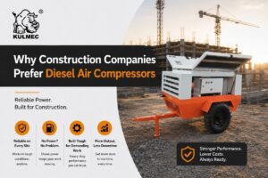 Why Construction Companies Prefer Diesel Air Compressors