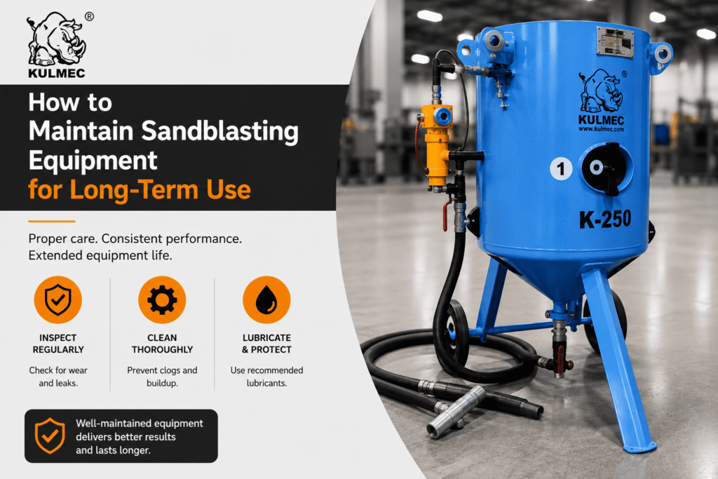 Sandblasting Equipment Manufacturer in India