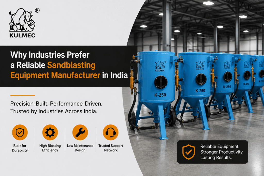 Sandblasting Equipment Manufacturer in India