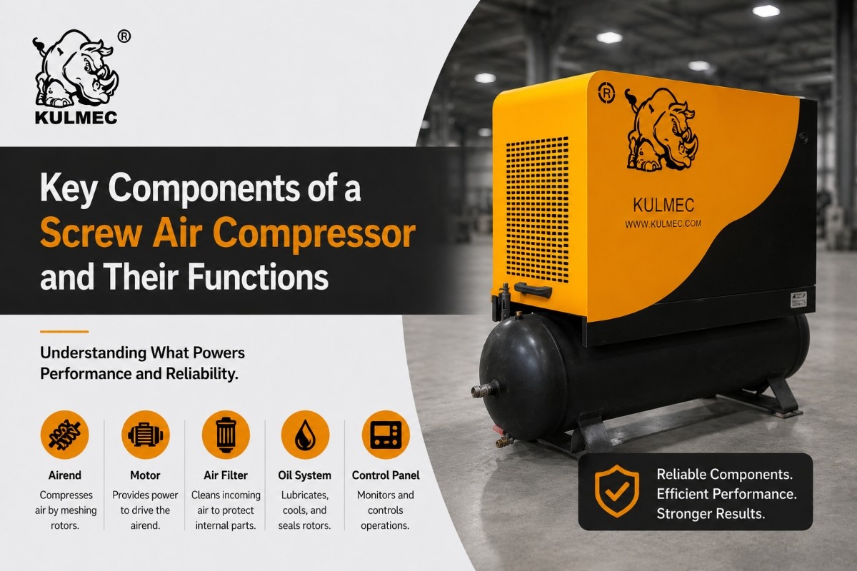 Screw Air Compressor manufacturer in india