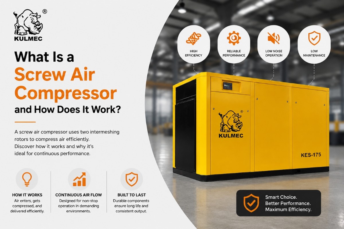 Screw Air Compressor manufacturer in india